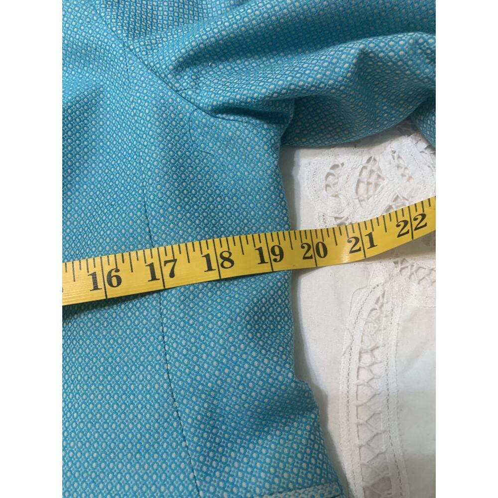 The Limited Baby Blue Women's Blazer Large Single Breasted Work Career Preppy - Picture 4 of 12